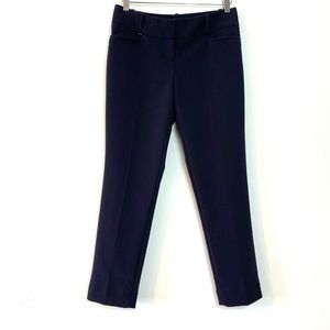 The Limited Drew Fit Navy Blue Straight Leg Ankle Pants